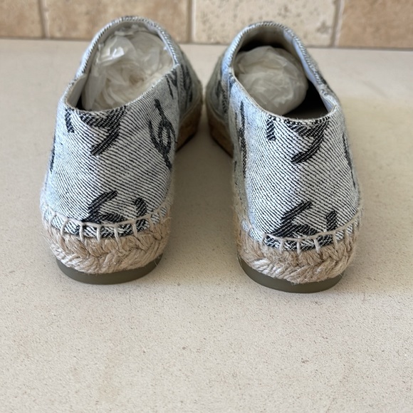 BRAND NEW Size 7 CHANEL Espadrilles in Taupe, Grey and Black - Picture 6 of 11